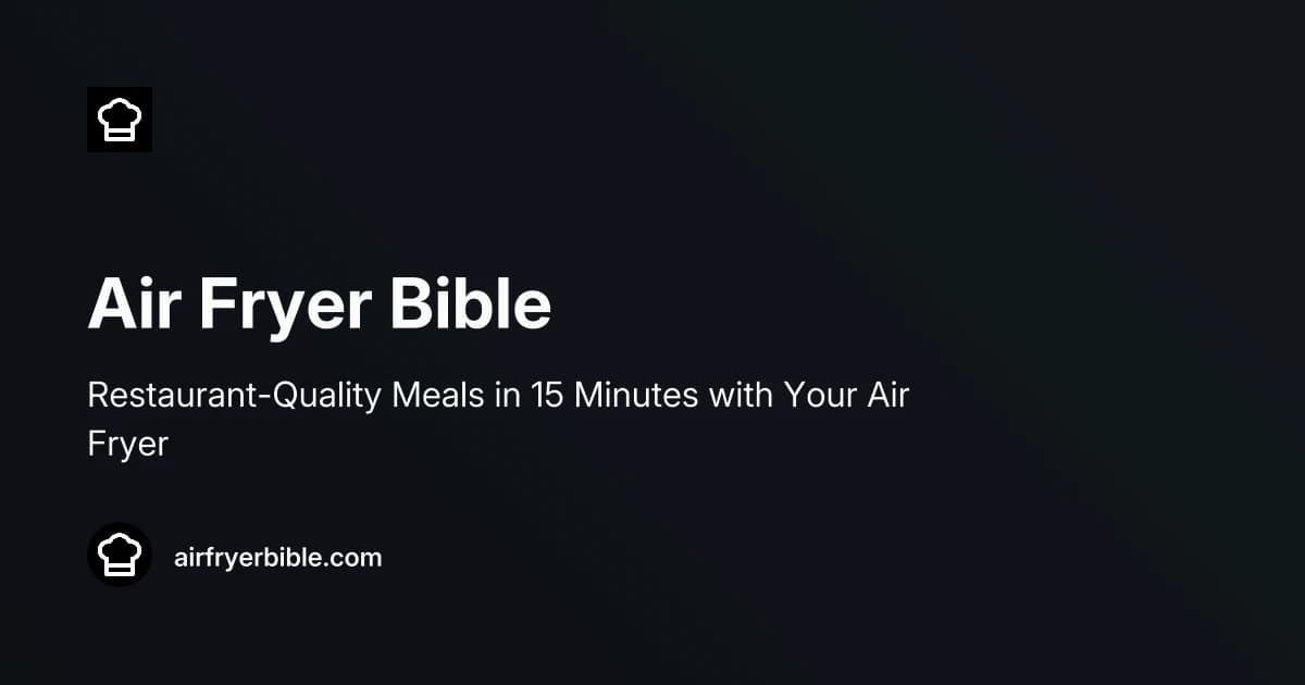 Air Fryer Bible app icon