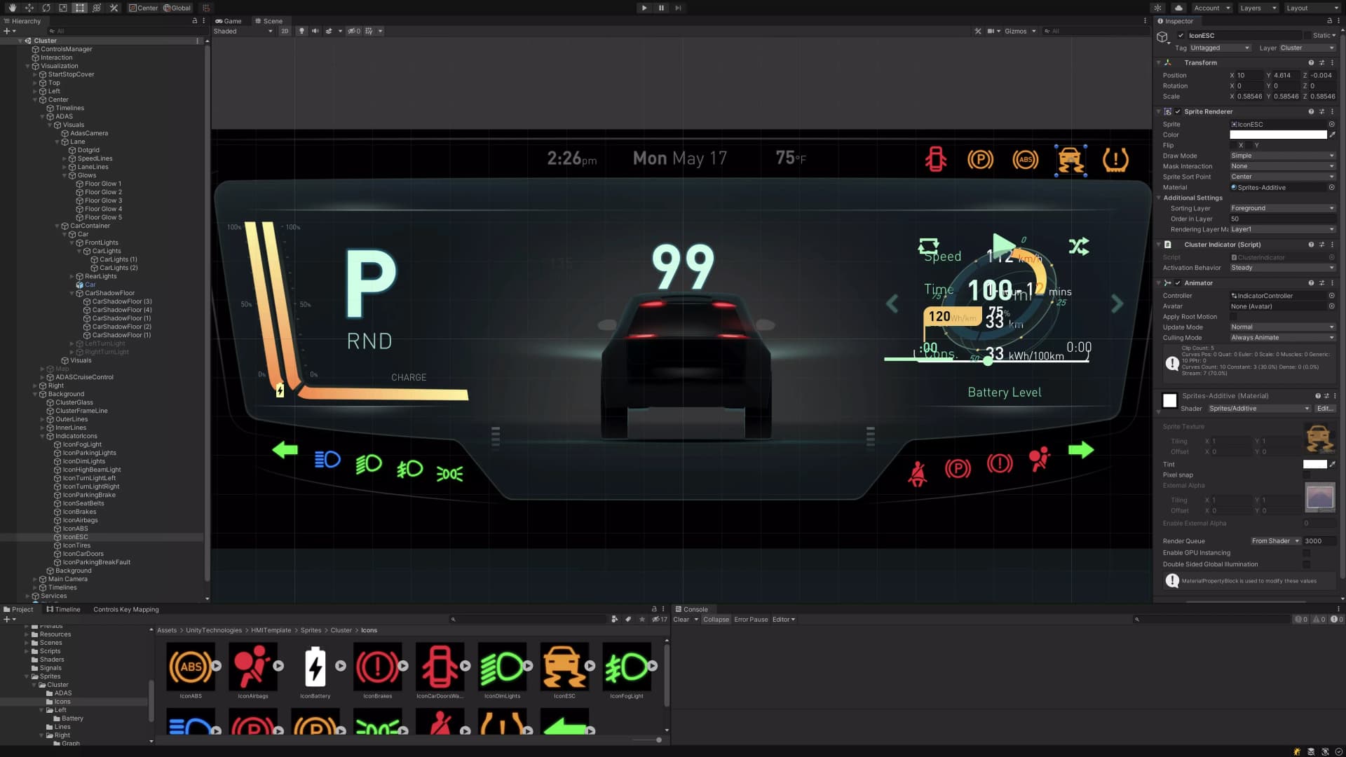 Automotive HMI Concept app icon
