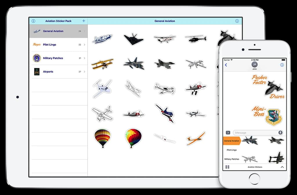 Aviation Sticker Pack app icon